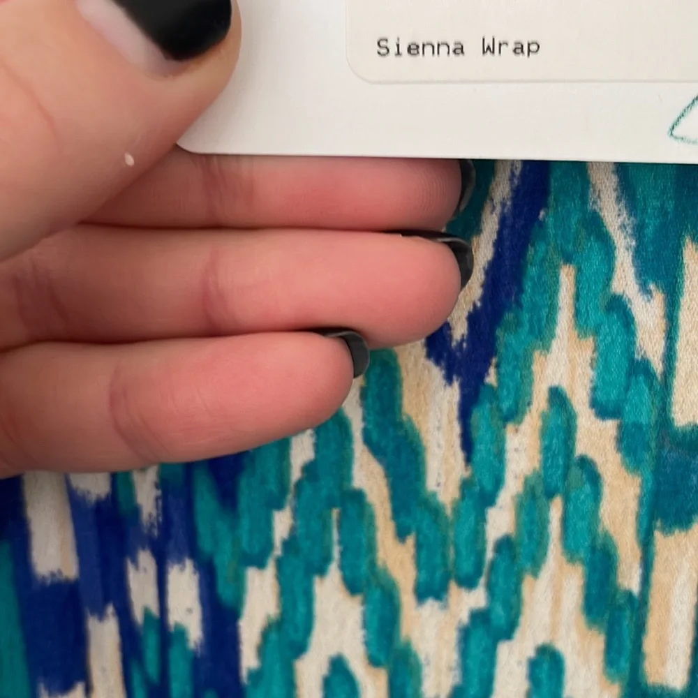 Evereve | Sienna Wrap Kimono Longline Cardigan Robe Blue XS Small Medium Large - Picture 8 of 8